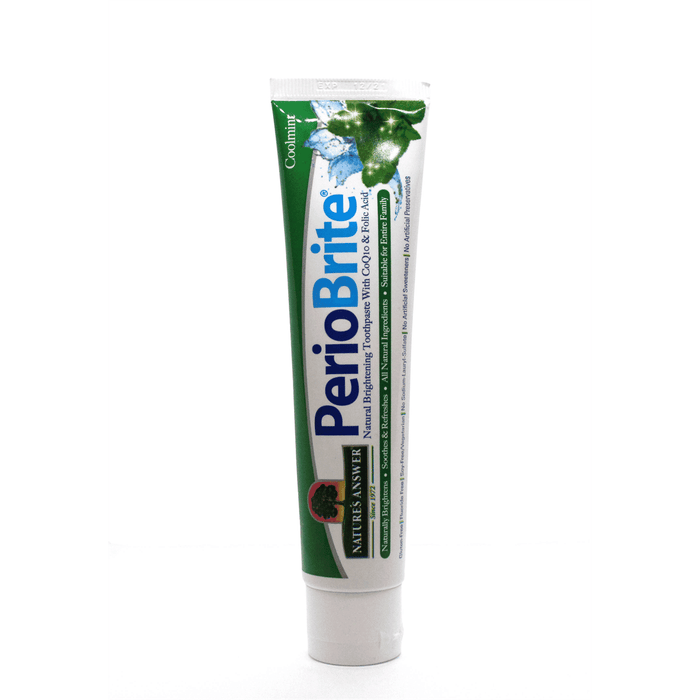 Nature's Answer PerioBrite Toothpaste with Xylitol (Fluoride-Free) Coolmint 113g