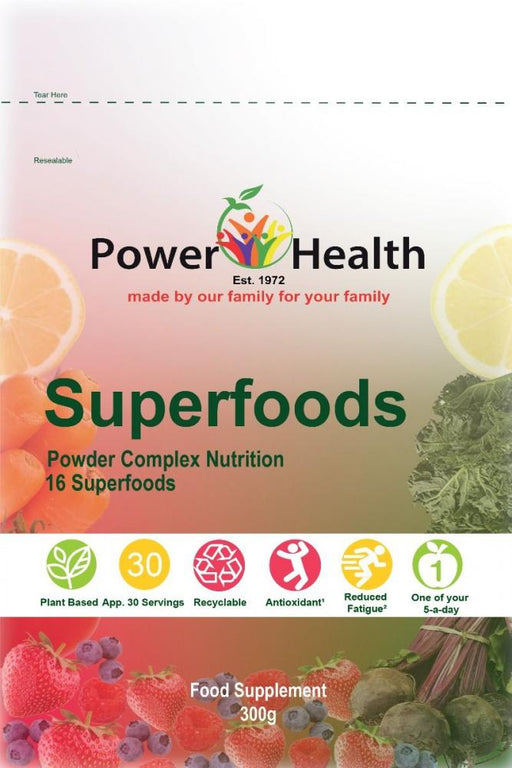 Power Health Superfoods Powder Complex Nutrition 300g - Dennis the Chemist
