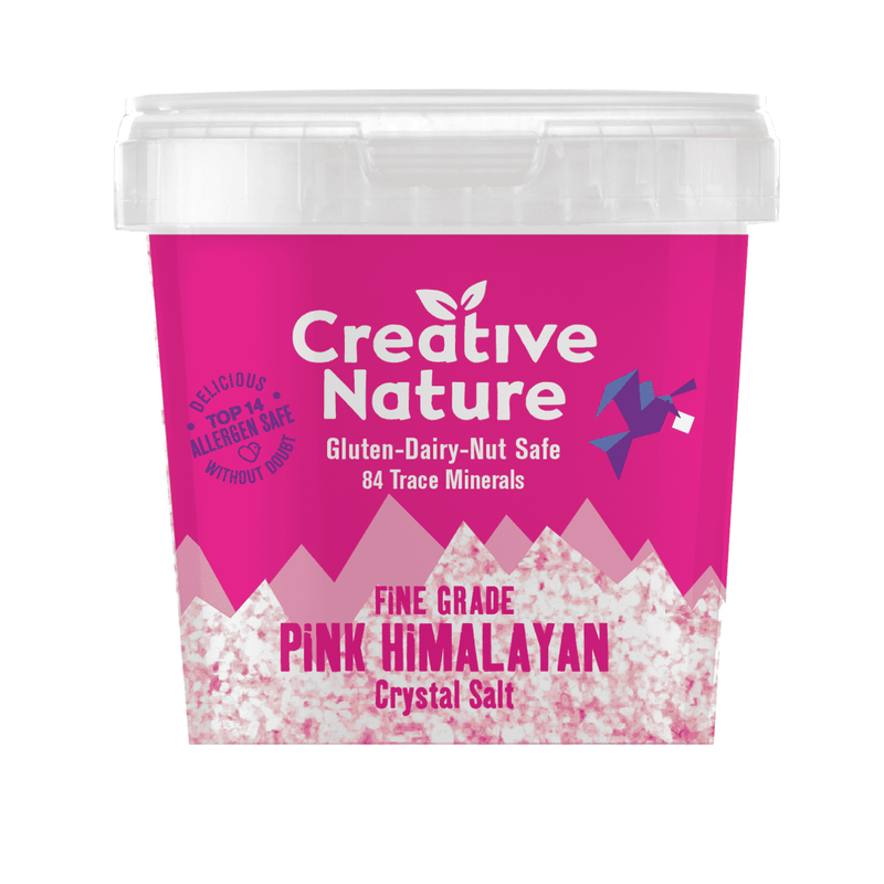 Creative Nature Pink Himalayan Crystal Salt (Fine Grade) 300g
