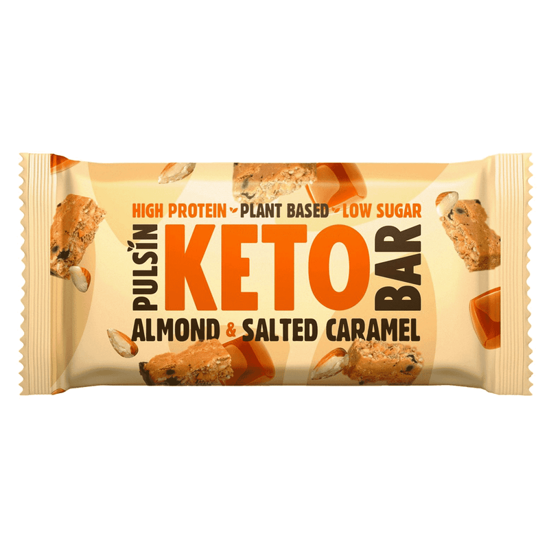 Pulsin Plant Based Keto Bar Almond & Salted Caramel 50g SINGLE