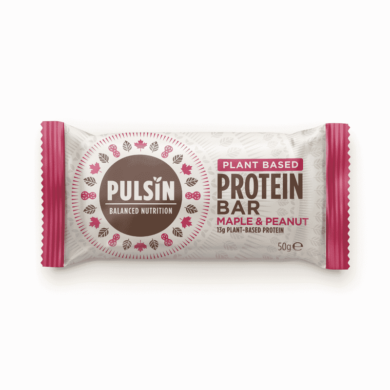 Pulsin Plant Based Protein Bar Maple & Peanut 50g SINGLE