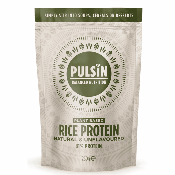 Pulsin Plant Based Rice Protein Natural & Unflavoured 250g