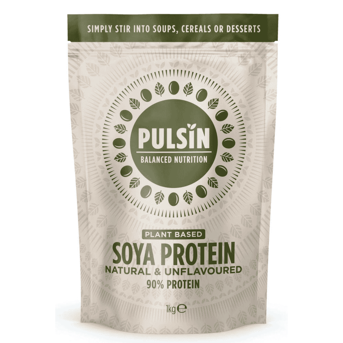 Pulsin Plant Based Soya Protein Natural & Unflavoured 1kg