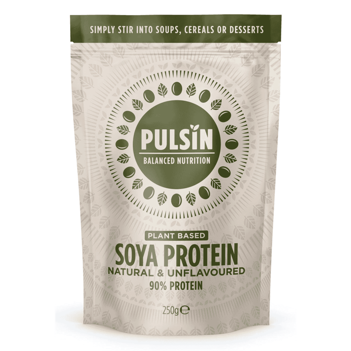 Pulsin Plant Based Soya Protein Natural & Unflavoured 250g