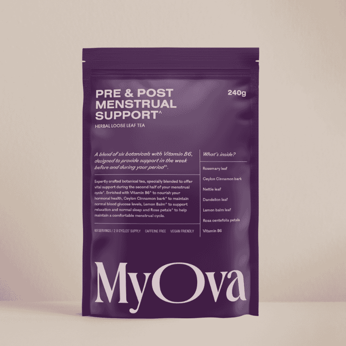 MyOva Pre + Post Menstrual Support, Herbal Loose Leaf Tea 240g