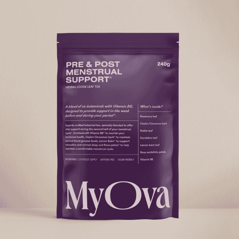 MyOva Pre + Post Menstrual Support, Herbal Loose Leaf Tea 240g