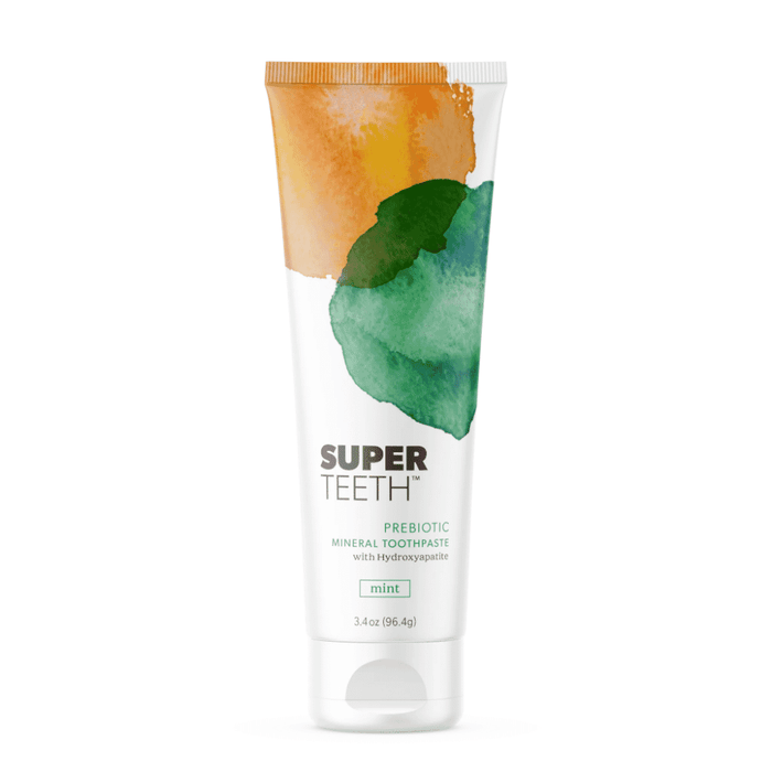 Superteeth Prebiotic Mineral Toothpaste with Hydroxyapatite Mint 3.4oz