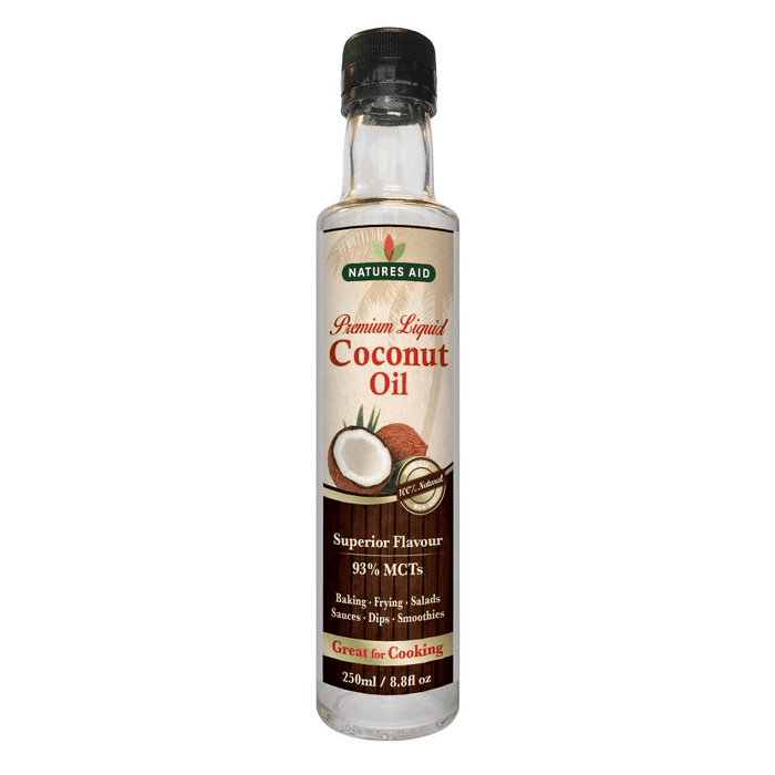 Natures Aid Premium Liquid Coconut Oil 250ml