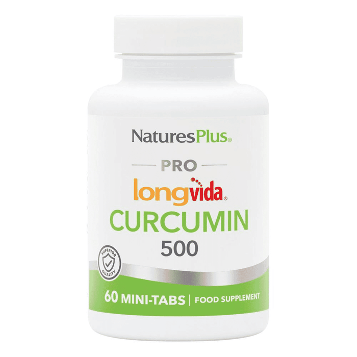 NaturesPlus Pro Longvida Curcumin 500 60s MINI-TABS