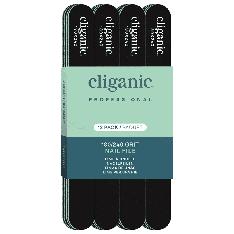 Professional 12 Pack 180/240 Grit Nail File