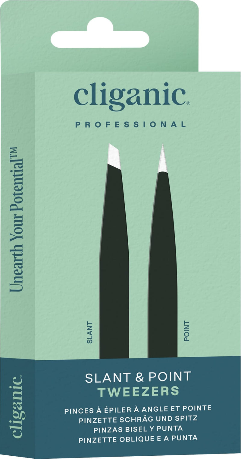 Professional Slant & Point Tweezers