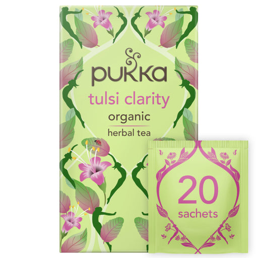 Pukka Herbs Tulsi Clarity Tea 20's - Dennis the Chemist