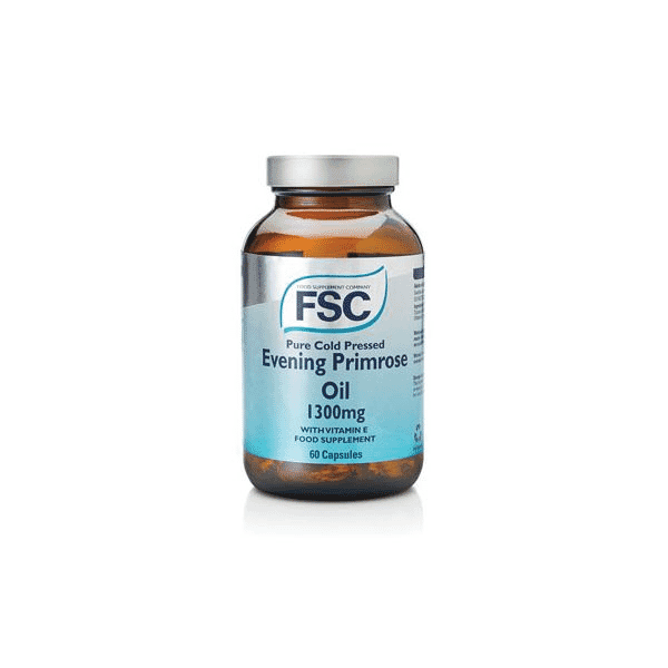 FSC (The Food Supplement Company) Pure Cold Pressed Evening Primrose Oil 1300mg 60s
