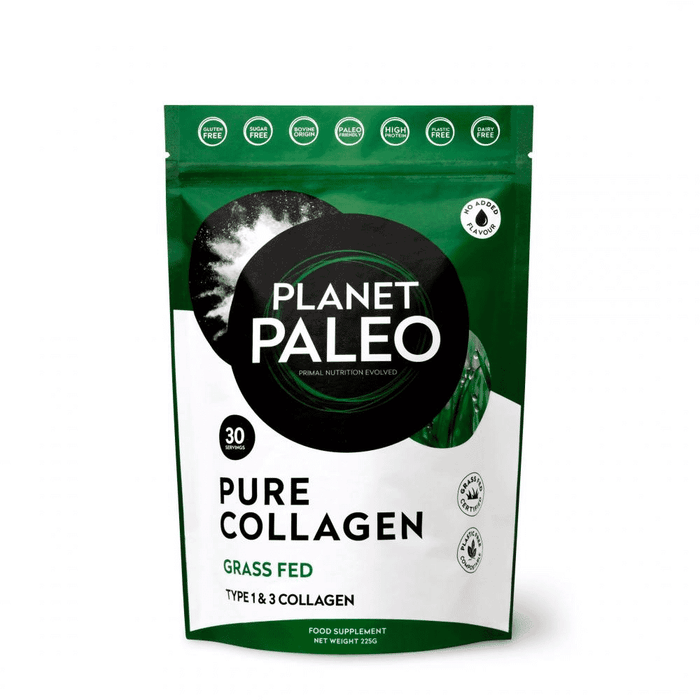 Planet Paleo Pure Collagen Grass Fed Type 1 & 3 Collagen 225g