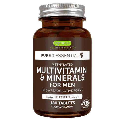 Igennus Pure & Essential Multivitamin & Minerals for Men 180s
