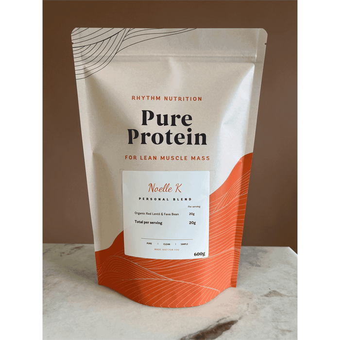 Rhythm Nutrition Pure Protein Organic Red Lentil & Fava Bean 600g (INCLUDE SCOOP)