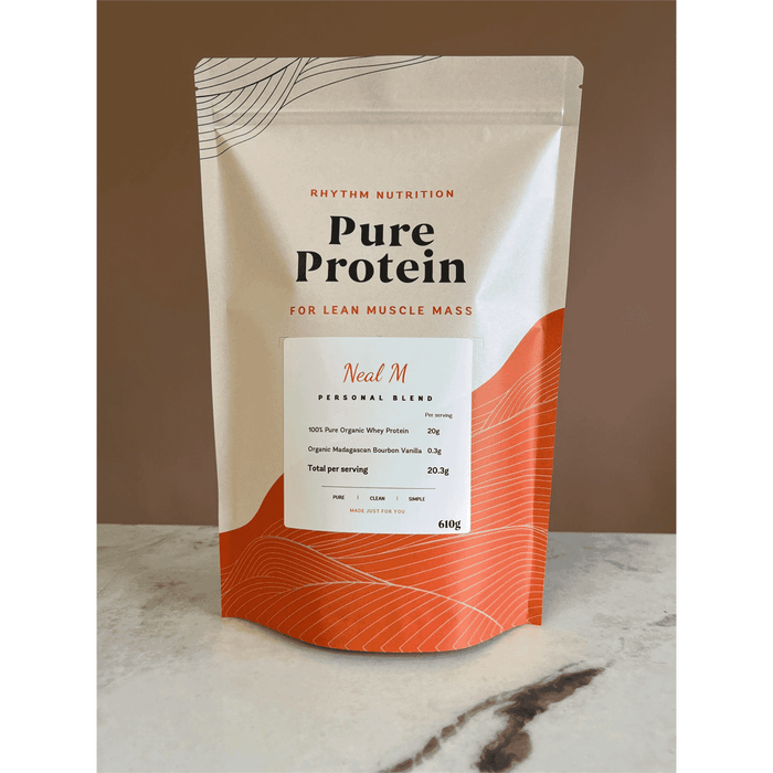 Rhythm Nutrition Pure Protein Organic Whey Protein with Vanilla 610g (INCLUDE SCOOP)