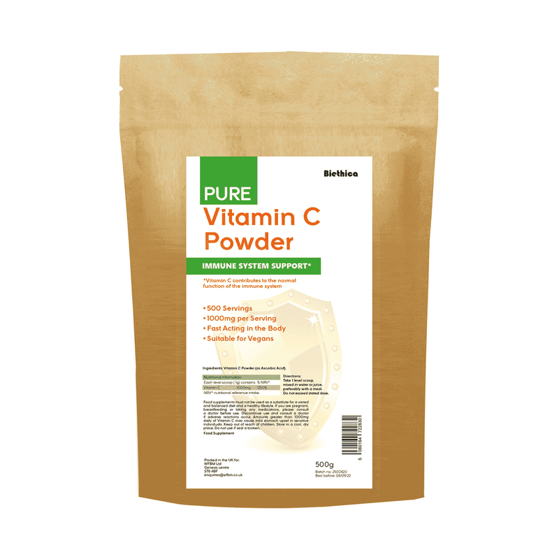Biethica Pure Vitamin C Powder 500g
