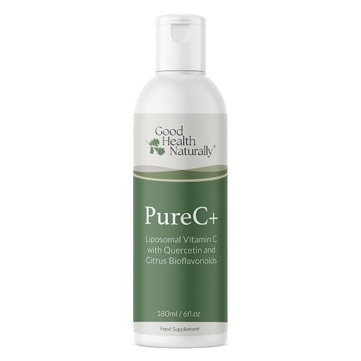 Good Health Naturally PureC+ Liposomal Vitamin C with Quercetin and Citrus Bioflavonoids 180ml