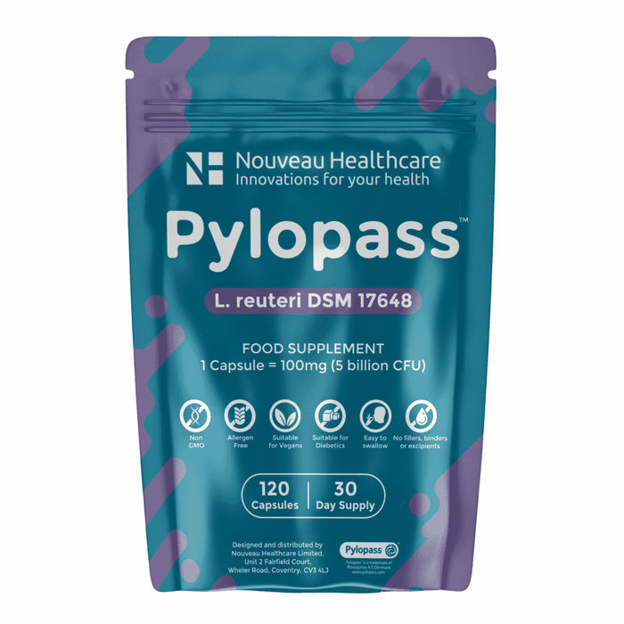 Nouveau Health Pylopass L.Reuteri DSM17648 120s
