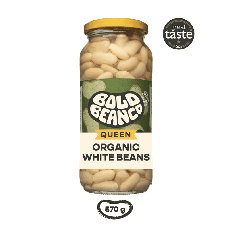 Bold Bean Co Queen Organic White Beans 570g