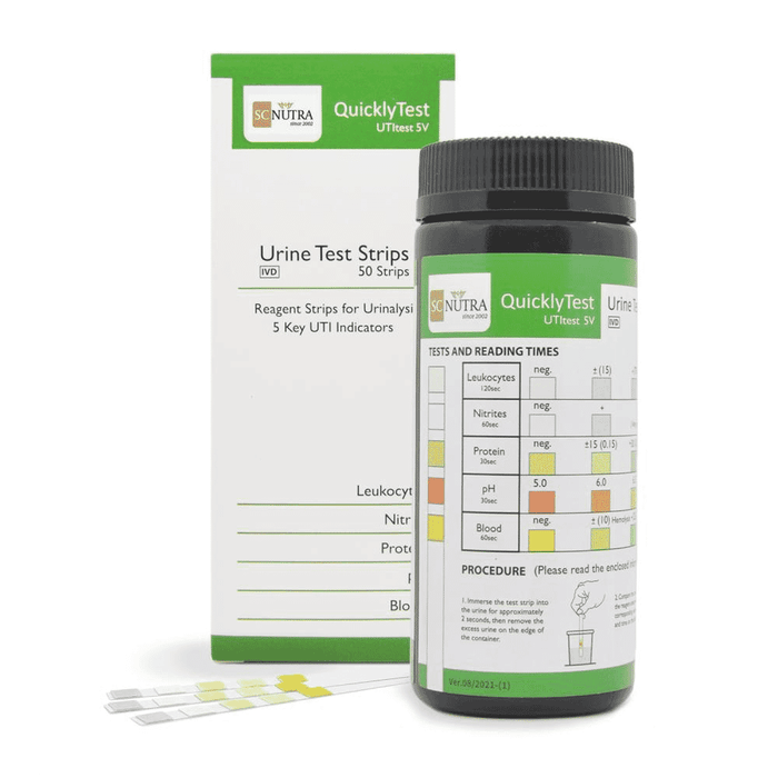 Sweet Cures Quickly Test Urine Test Strips 50s