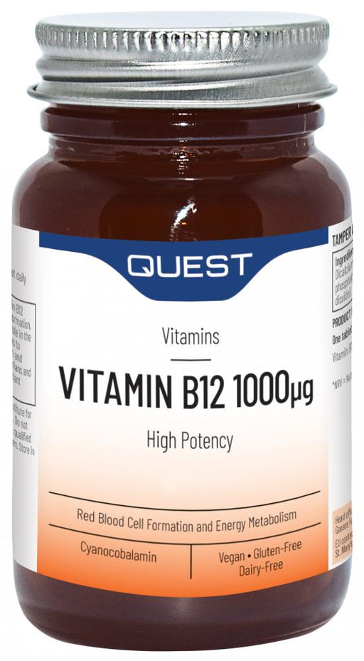 Quest Vitamins Vitamin B12 1000ug 90's - Dennis the Chemist