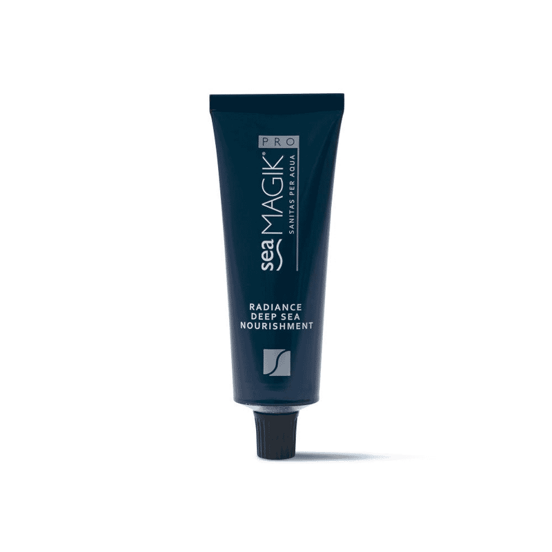 Sea Magik Radiance Deep Sea Nourishment 50ml jar with a sleek design, showcasing the skincare product for glowing skin.
