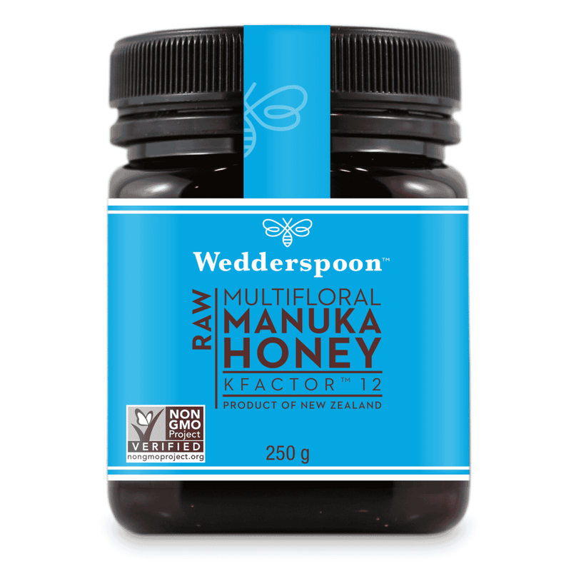 Wedderspoon Raw Multifloral Manuka Honey KFactor 12 250g