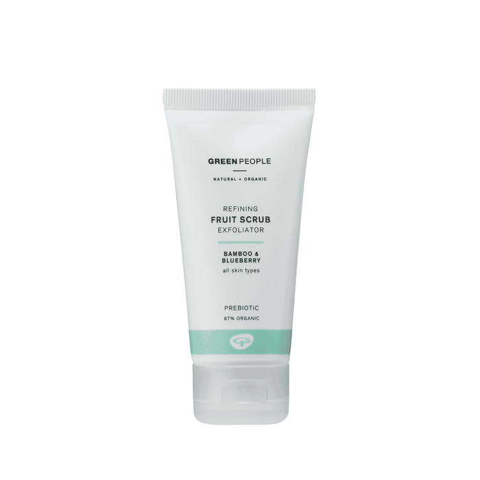 Green People Refining Fruit Scrub Exfoliator Bamboo & Blueberry 50ml