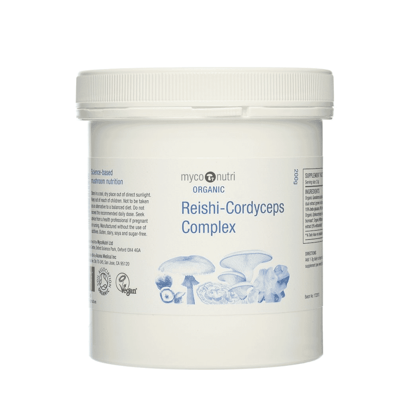 MycoNutri Reishi-Cordyceps Complex (Organic) Powder 200g - Dennis the Chemist