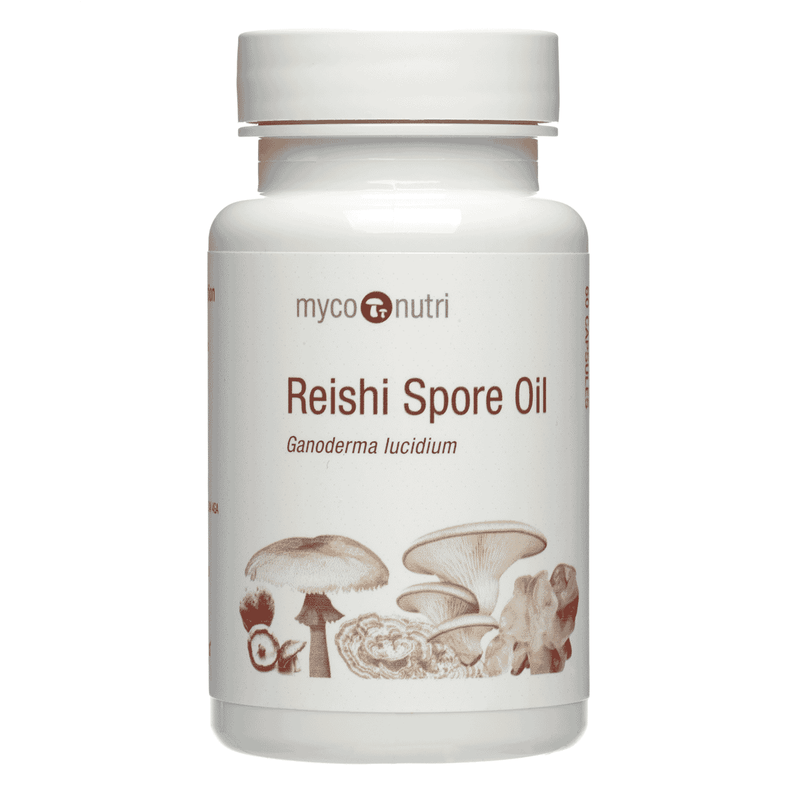 MycoNutri Reishi Spore Oil Capsules 60s - Dennis the Chemist