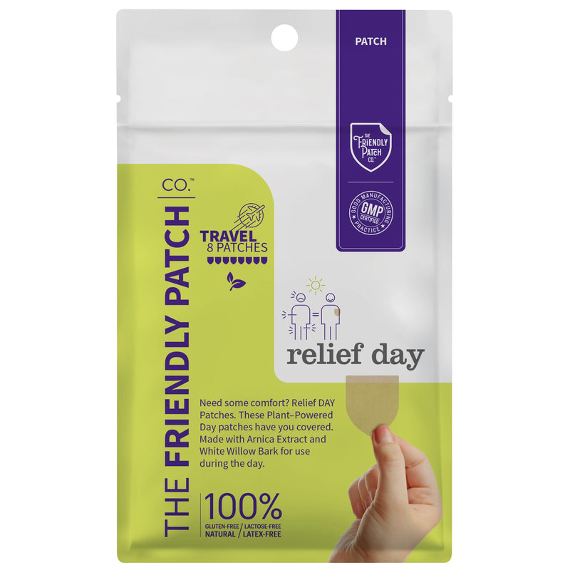 The Friendly Patch Co Relief Day Travel 8 Patches