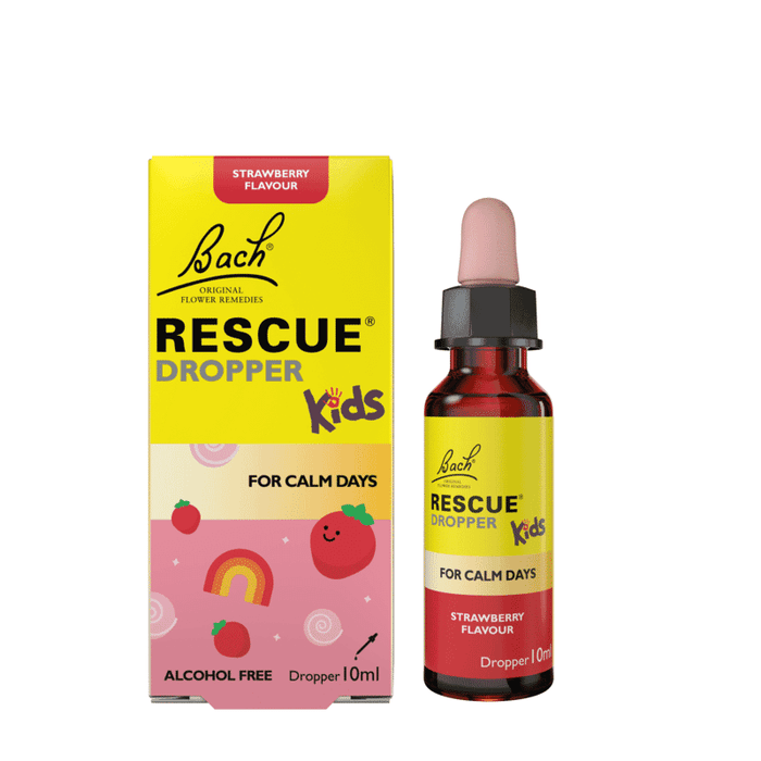 Bach Flower Remedies Rescue Dropper Kids Strawberry Flavour 10ml