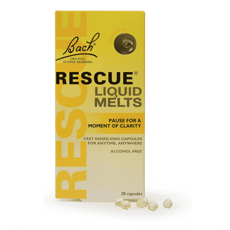 Bach Flower Remedies Rescue Liquid Melts 28s