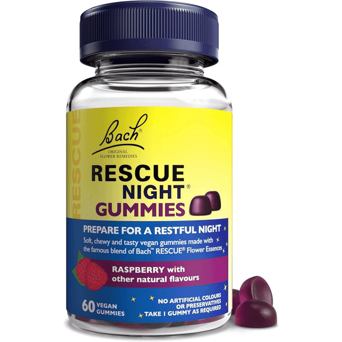 Bach Flower Remedies Rescue Night Gummies Raspberry 60s