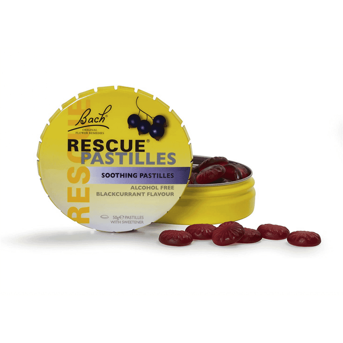 Bach Flower Remedies Rescue Pastilles Blackcurrant 50g