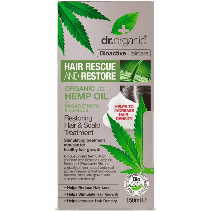 Dr Organic Rescue & Restore Hair & Scalp Treatment Mousse 150ml
