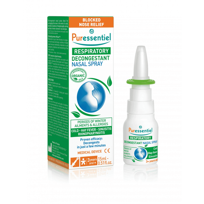 Puressentiel Respiratory Decongestant Nasal Spray 15ml