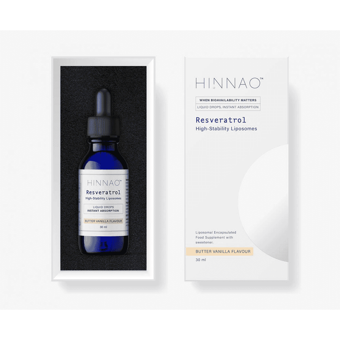 HINNAO Technology Resveratrol Butter Vanilla Flavour 30ml