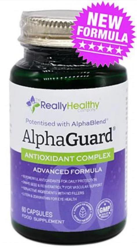 The Really Healthy Company AlphaGuard Antioxidant Complex 60's - Dennis the Chemist