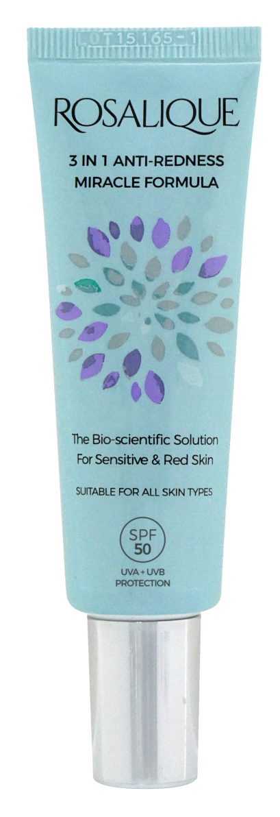 Rosalique 3 in 1 Anti-Redness Miracle Formula SPF50 30ml - Dennis the Chemist