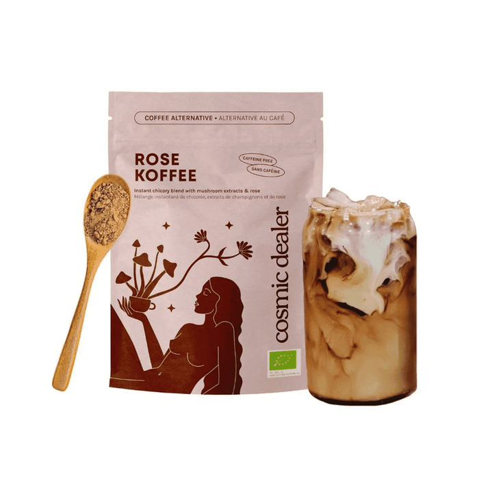 Cosmic Dealer Rose Koffee Instant Chicory Blend with Mushroom Extracts & Rose 120g