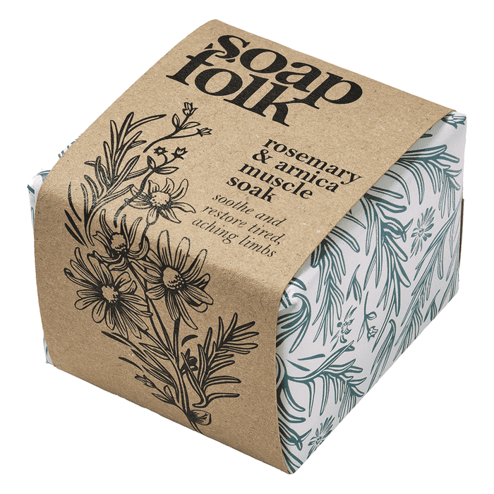 Soap Folk Rosemary & Arnica Bath Cube 150g