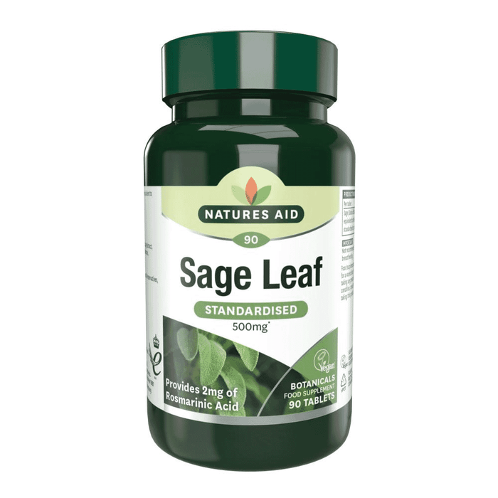 Natures Aid Sage Leaf (Standardised) 500mg 90s