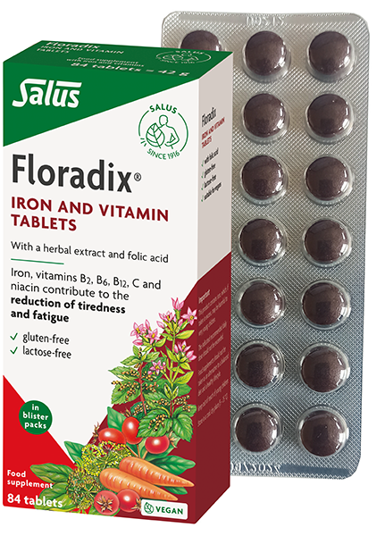 Salus Floradix Iron and Vitamin Tablets 84's - Dennis the Chemist
