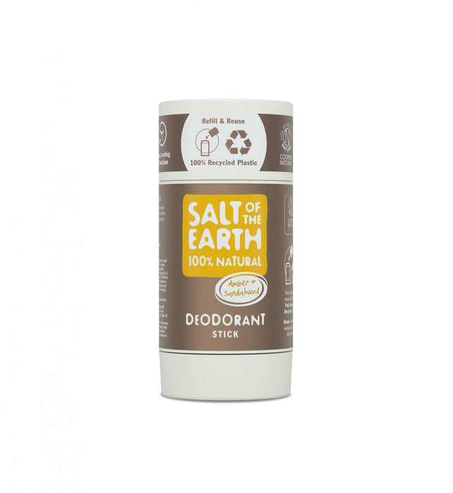 Salt of the Earth Amber & Sandalwood Deodorant Stick 84g - Dennis the Chemist