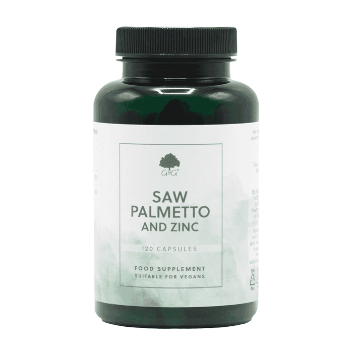G&G Vitamins Saw Palmetto and Zinc 120s