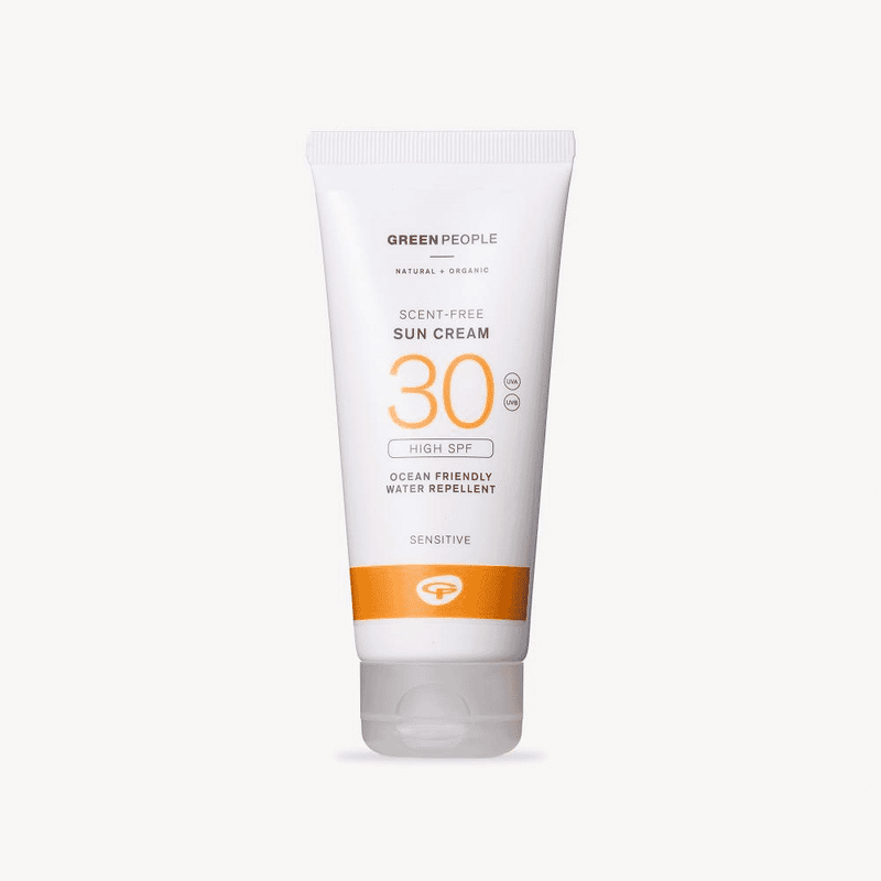 Green People Scent-Free Sun Cream 30 High SPF (Sensitive) 100ml