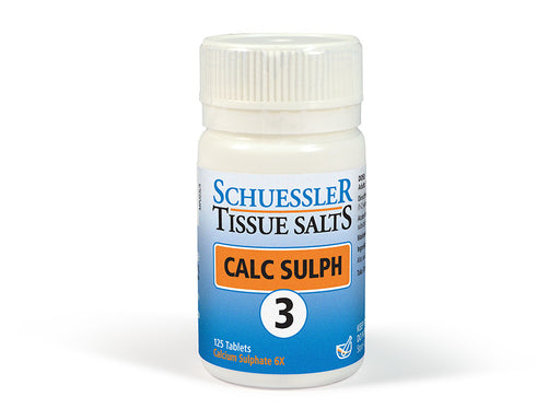Schuessler 3 Calc Sulph 125 tablets - Dennis the Chemist